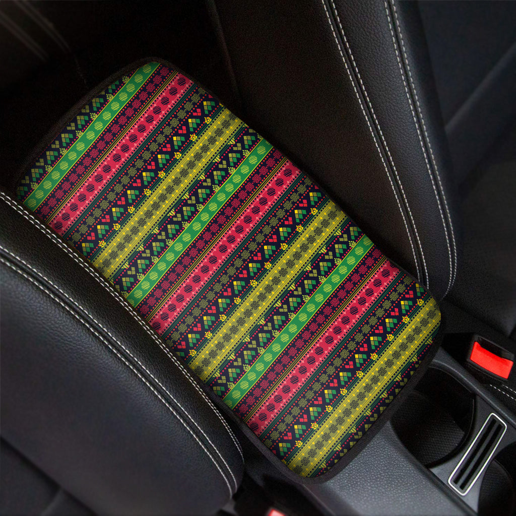 Native Indian Tribal Pattern Print Car Center Console Cover