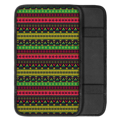 Native Indian Tribal Pattern Print Car Center Console Cover