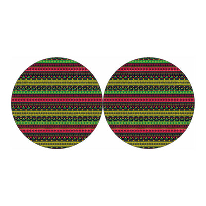 Native Indian Tribal Pattern Print Car Coasters