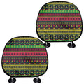 Native Indian Tribal Pattern Print Car Headrest Covers