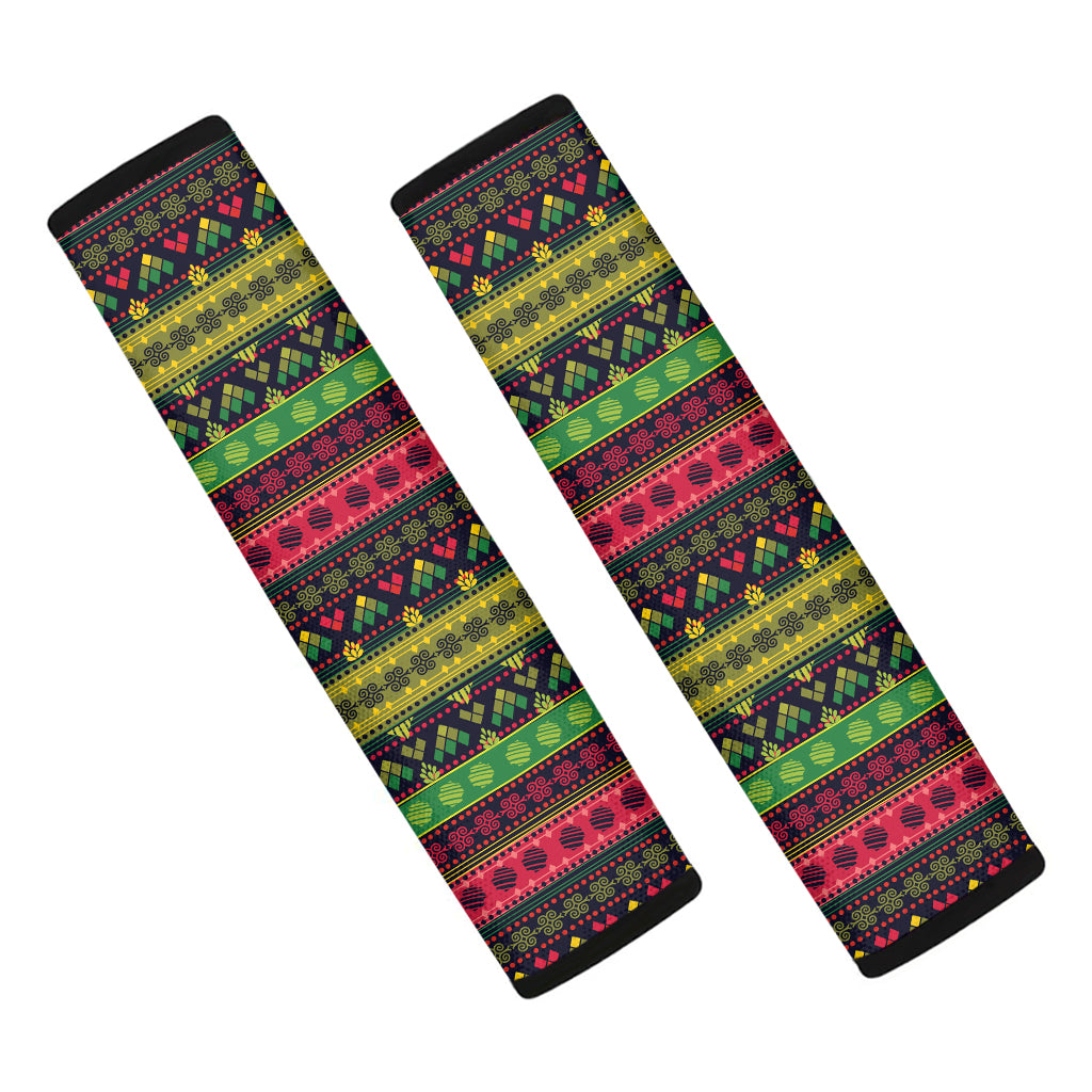 Native Indian Tribal Pattern Print Car Seat Belt Covers