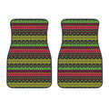 Native Indian Tribal Pattern Print Front Car Floor Mats