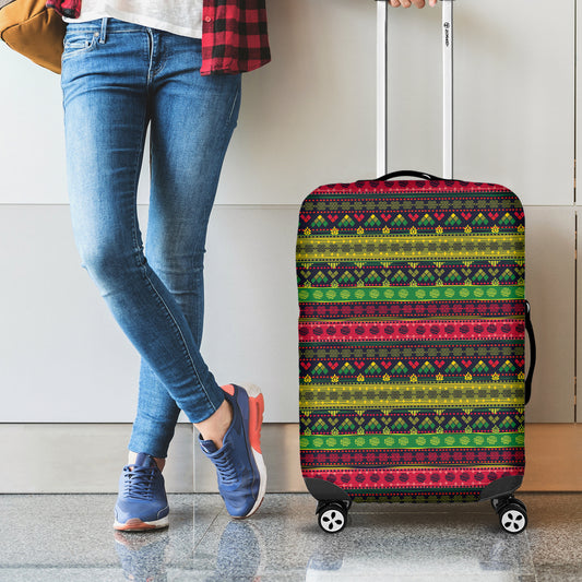Native Indian Tribal Pattern Print Luggage Cover