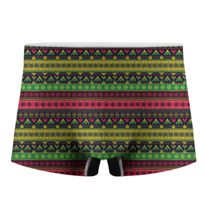 Native Indian Tribal Pattern Print Men's Boxer Briefs