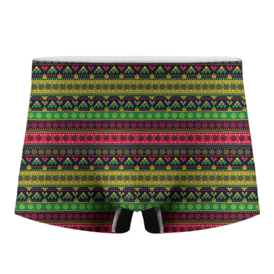 Native Indian Tribal Pattern Print Men's Boxer Briefs