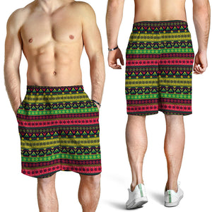 Native Indian Tribal Pattern Print Men's Shorts