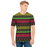 Native Indian Tribal Pattern Print Men's T-Shirt