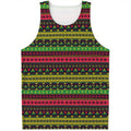 Native Indian Tribal Pattern Print Men's Tank Top