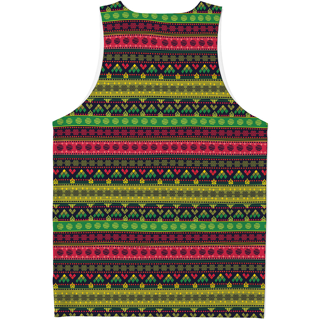 Native Indian Tribal Pattern Print Men's Tank Top