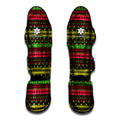 Native Indian Tribal Pattern Print Muay Thai Shin Guards