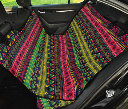 Native Indian Tribal Pattern Print Pet Car Back Seat Cover