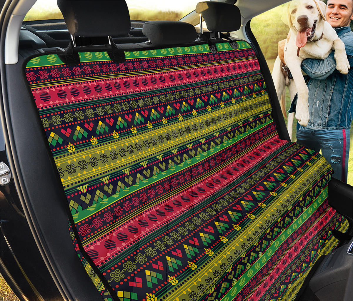 Native Indian Tribal Pattern Print Pet Car Back Seat Cover