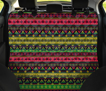 Native Indian Tribal Pattern Print Pet Car Back Seat Cover