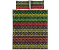 Native Indian Tribal Pattern Print Quilt Bed Set