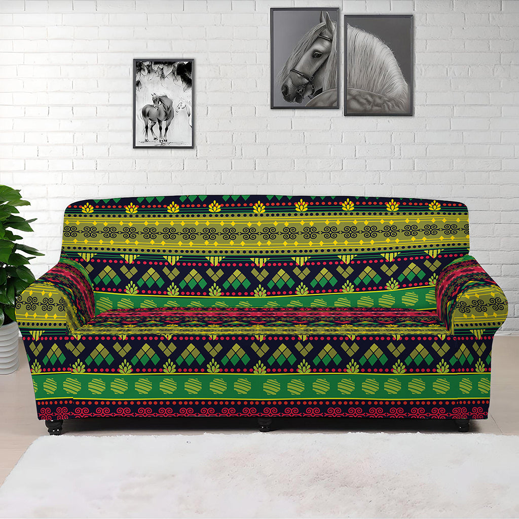 Native Indian Tribal Pattern Print Sofa Cover