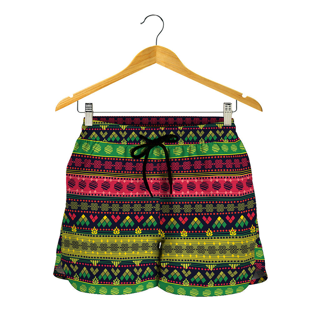 Native Indian Tribal Pattern Print Women's Shorts