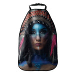 Native Indian Woman Portrait Print Car Seat Organizers