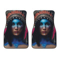Native Indian Woman Portrait Print Front Car Floor Mats