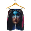 Native Indian Woman Portrait Print Men's Shorts