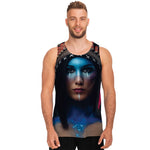 Native Indian Woman Portrait Print Men's Tank Top