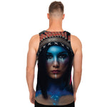 Native Indian Woman Portrait Print Men's Tank Top