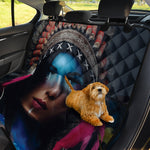 Native Indian Woman Portrait Print Pet Car Back Seat Cover