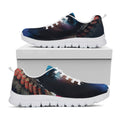 Native Indian Woman Portrait Print White Running Shoes