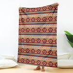 Native Inspired Pattern Print Blanket