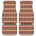 Native Inspired Pattern Print Front and Back Car Floor Mats