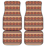 Native Inspired Pattern Print Front and Back Car Floor Mats