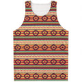 Native Inspired Pattern Print Men's Tank Top