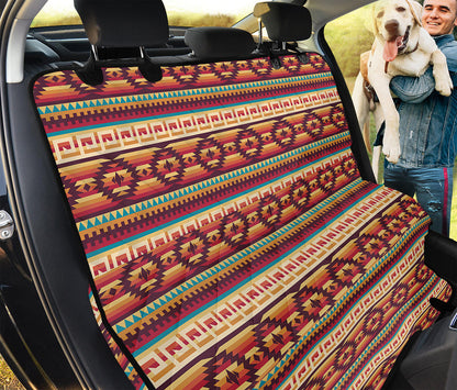 Native Inspired Pattern Print Pet Car Back Seat Cover