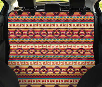 Native Inspired Pattern Print Pet Car Back Seat Cover