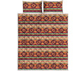 Native Inspired Pattern Print Quilt Bed Set