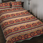 Native Inspired Pattern Print Quilt Bed Set