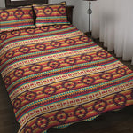 Native Inspired Pattern Print Quilt Bed Set
