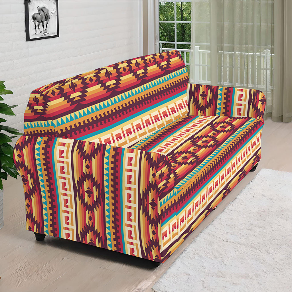 Native Inspired Pattern Print Sofa Cover