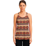 Native Inspired Pattern Print Women's Racerback Tank Top
