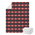 Native Navajo Pattern Print Blanket