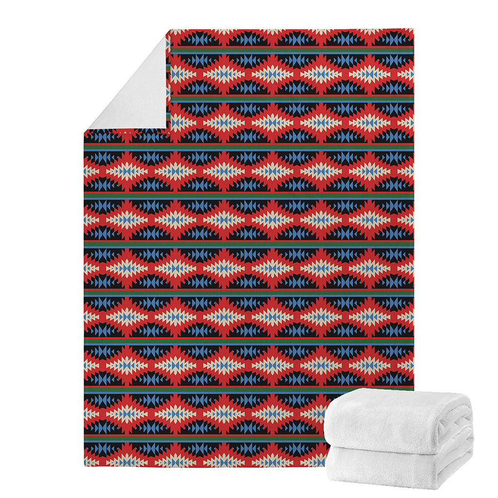 Native Navajo Pattern Print Blanket