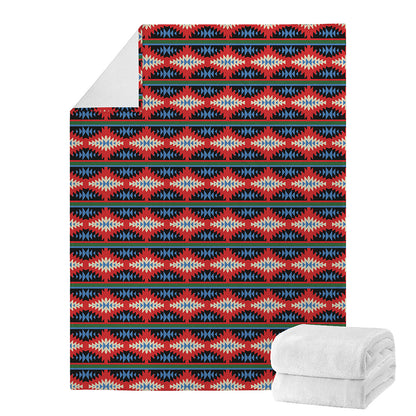 Native Navajo Pattern Print Blanket