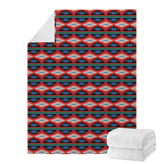 Native Navajo Pattern Print Blanket