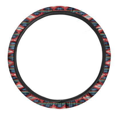 Native Navajo Pattern Print Car Steering Wheel Cover
