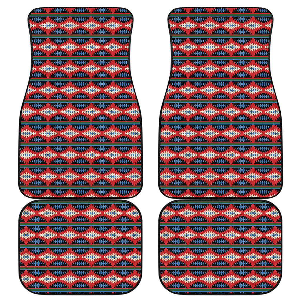 Native Navajo Pattern Print Front and Back Car Floor Mats