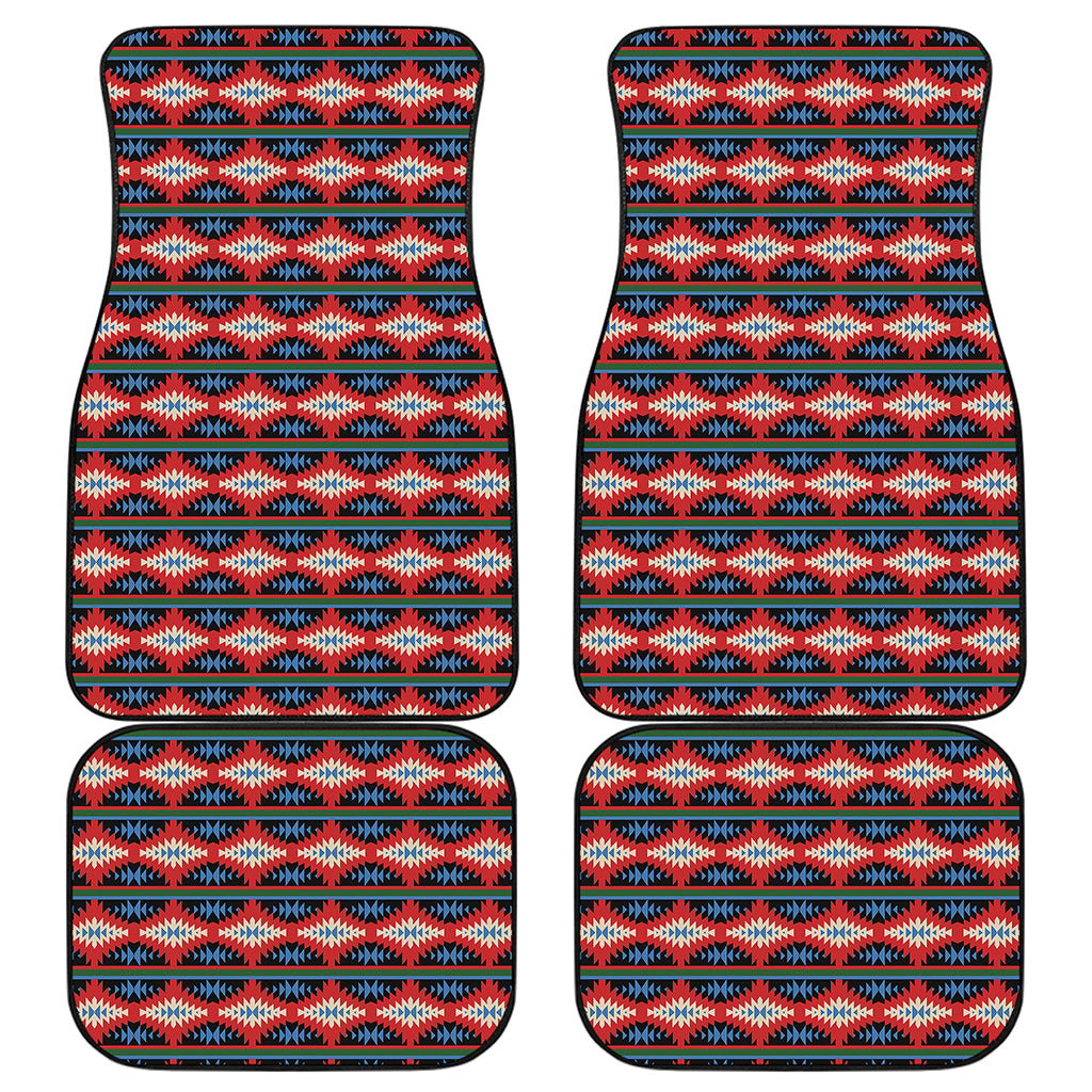 Native Navajo Pattern Print Front and Back Car Floor Mats