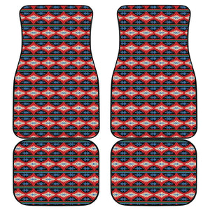 Native Navajo Pattern Print Front and Back Car Floor Mats