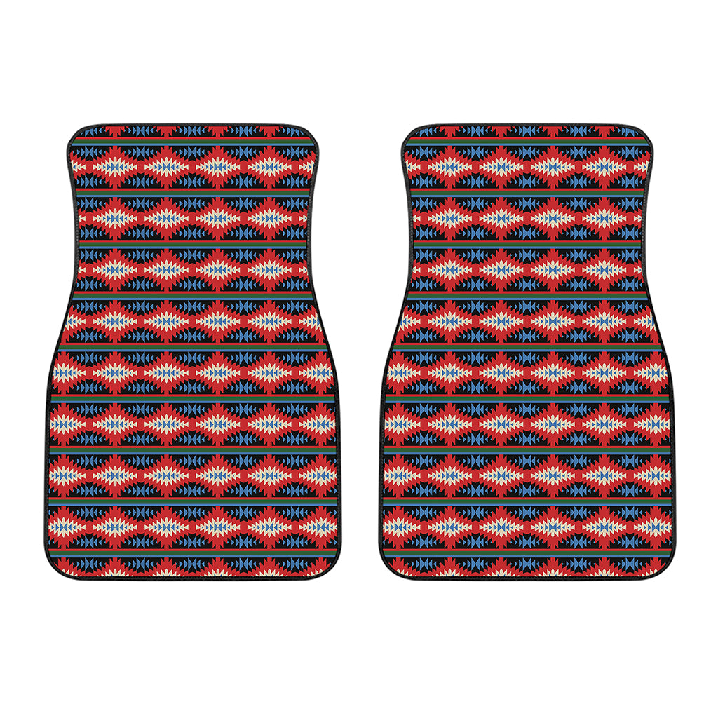 Native Navajo Pattern Print Front Car Floor Mats