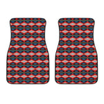 Native Navajo Pattern Print Front Car Floor Mats