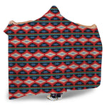Native Navajo Pattern Print Hooded Blanket