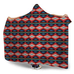 Native Navajo Pattern Print Hooded Blanket